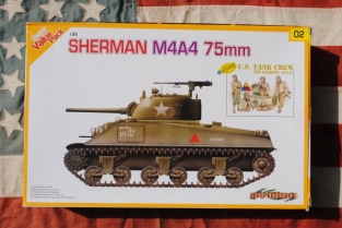 Dragon CH9102 SHERMAN M4A3 75mm with U.S.Tank Crew